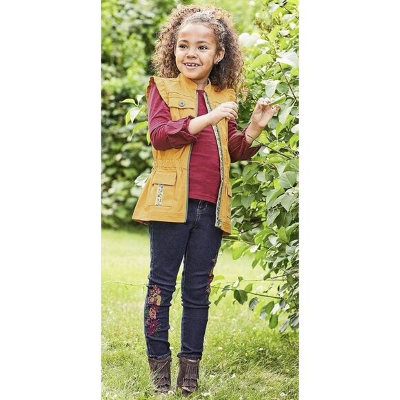 Matilda Jane Shoot for the Stars Girls Vest Size 2 Outdoor Adventure Safari Fall - Picture 2 of 7